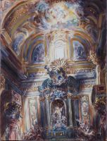 immagine Sketch for the Saint Ignacius Altar inside the Gesù