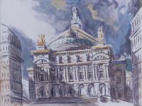 immagine Opéra Garnier, bozzetto della facciata