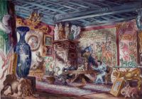 Intérieur d' un antiquaire, Place Farnese (Rome) immagine Intérieur d' un antiquaire, Place Farnese (Rome)