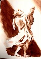 immagine Saint Colomban praying