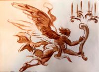 immagine Angel candleholder